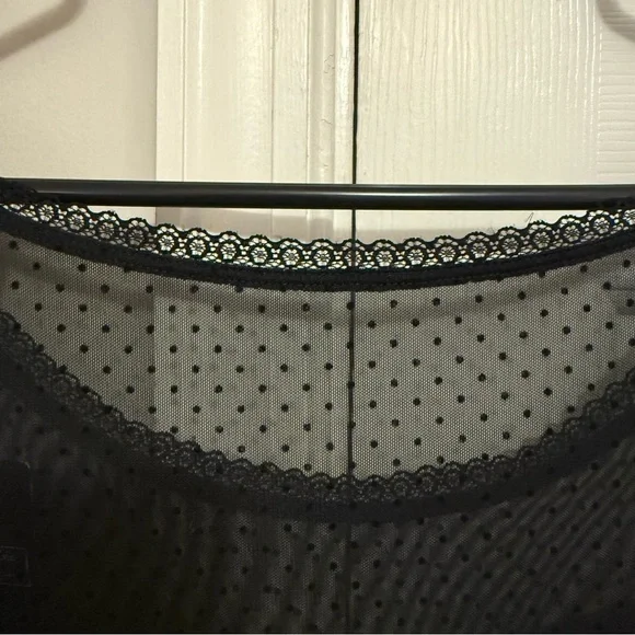 Abercrombie Sheer Mesh Long Sleeve Body Suit Size Large - Picture 7 of 8